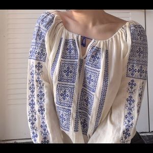 Gorgeous Boho Vintage Women’s Blouse, size M